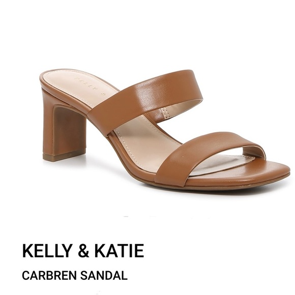 New! Kelly & Katie Carbren Cognac Sandal - Picture 1 of 13